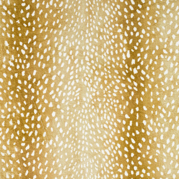 Homeroots 5' X 8' Gold Gazelle Print Shag Handmade Non Skid Area Rug  Polyester 491688