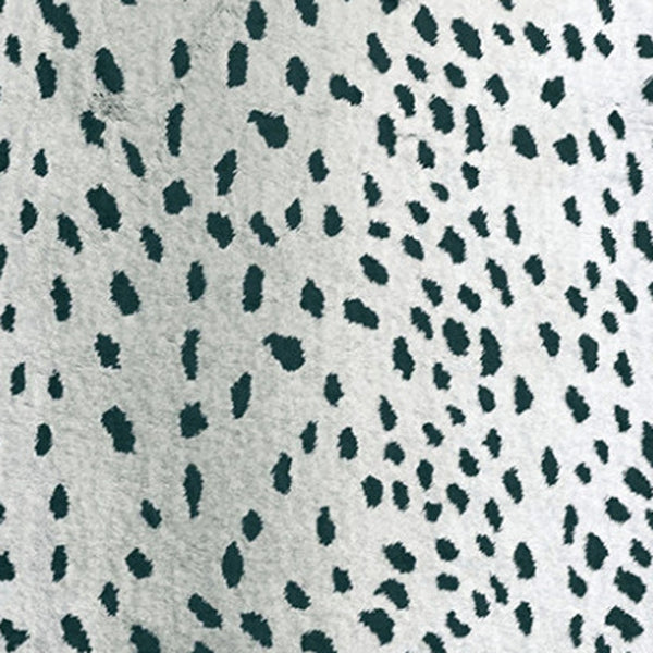 Homeroots 2' X 8' Black Gazelle Print Shag Handmade Non Skid Runner Rug  Polyester 491692