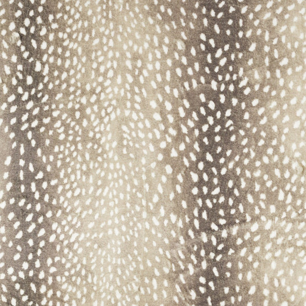 Homeroots 3' X 5' Beige Gazelle Print Shag Handmade Non Skid Area Rug  Polyester 491699