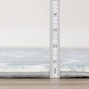 Homeroots 5' X 8' Gray And Ivory Animal Print Handmade Non Skid Area Rug  Polyester 491712