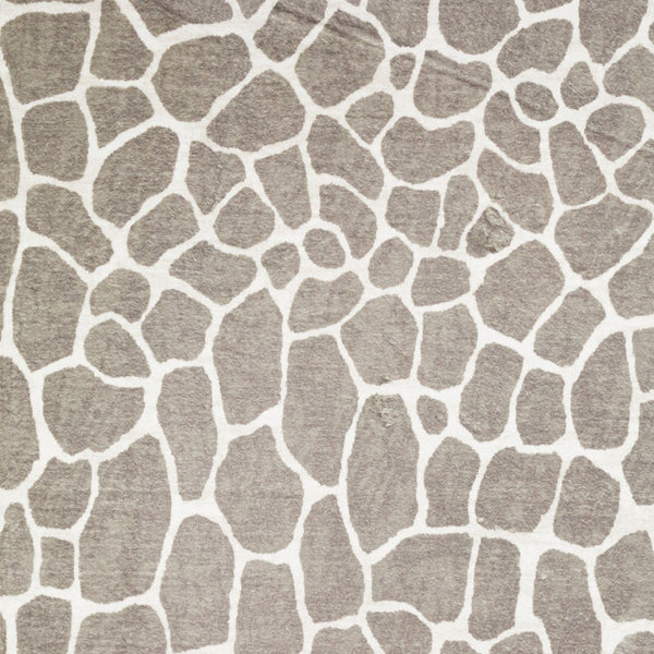 Homeroots 2' X 8' Beige Giraffe Print Shag Handmade Non Skid Runner Rug  Polyester 491722