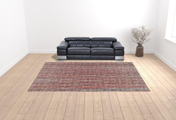 Homeroots 10' X 14' Pink Ombre Tufted Handmade Area Rug  Polyester 491727