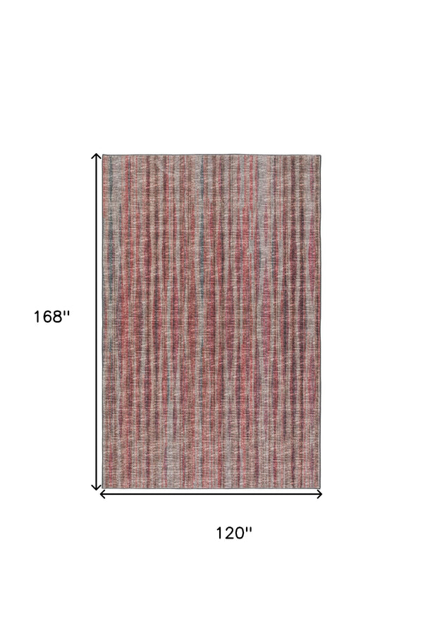 Homeroots 10' X 14' Pink Ombre Tufted Handmade Area Rug  Polyester 491727