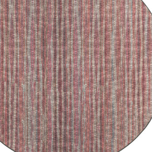 Homeroots 10' Pink Round Ombre Tufted Handmade Area Rug  Polyester 491728