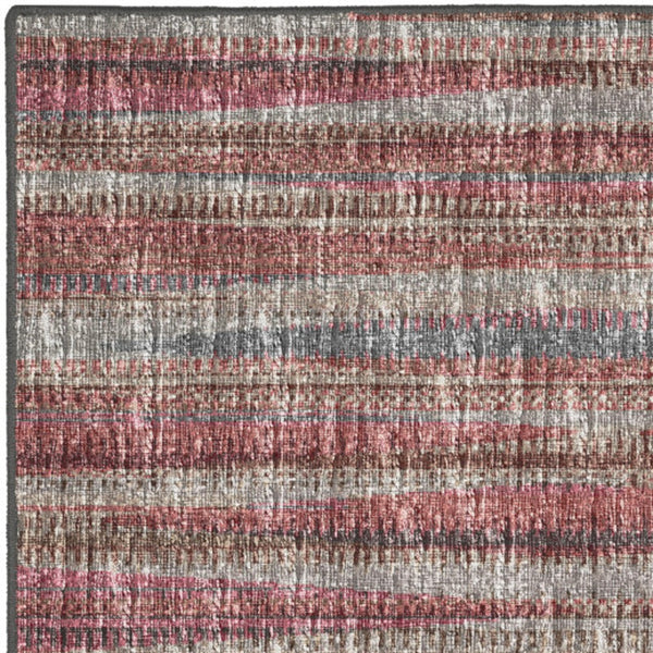 Homeroots 2' X 3' Pink Ombre Tufted Handmade Area Rug - Stylish Accent For Cozy Spaces, Soft & Chic Design 2' X 3' Polyester 491729