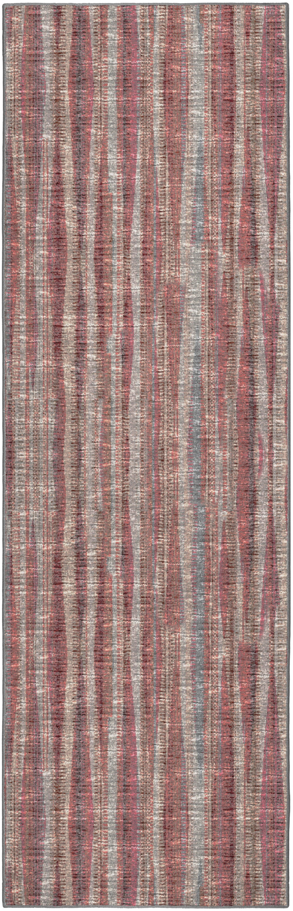 Homeroots 3' X 10' Pink Ombre Tufted Runner Rug  Polyester 491731
