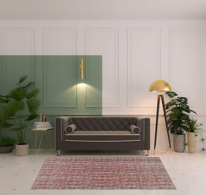 Homeroots 5' X 8' Pink Ombre Tufted Handmade Area Rug  Polyester 491734