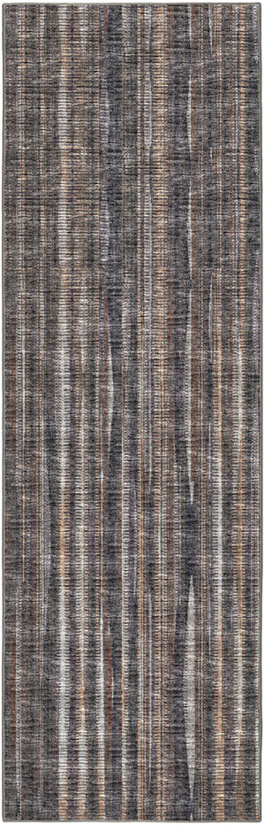 Homeroots 3' X 10' Brown Ombre Tufted Runner Rug  Polyester 491742