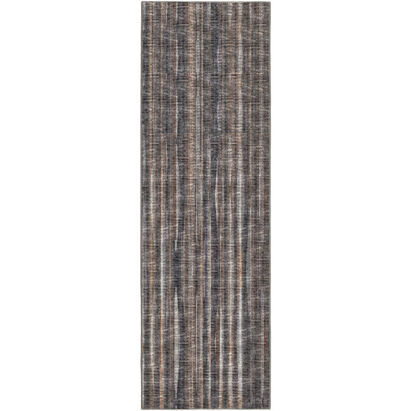 Homeroots 3' X 10' Brown Ombre Tufted Runner Rug  Polyester 491742