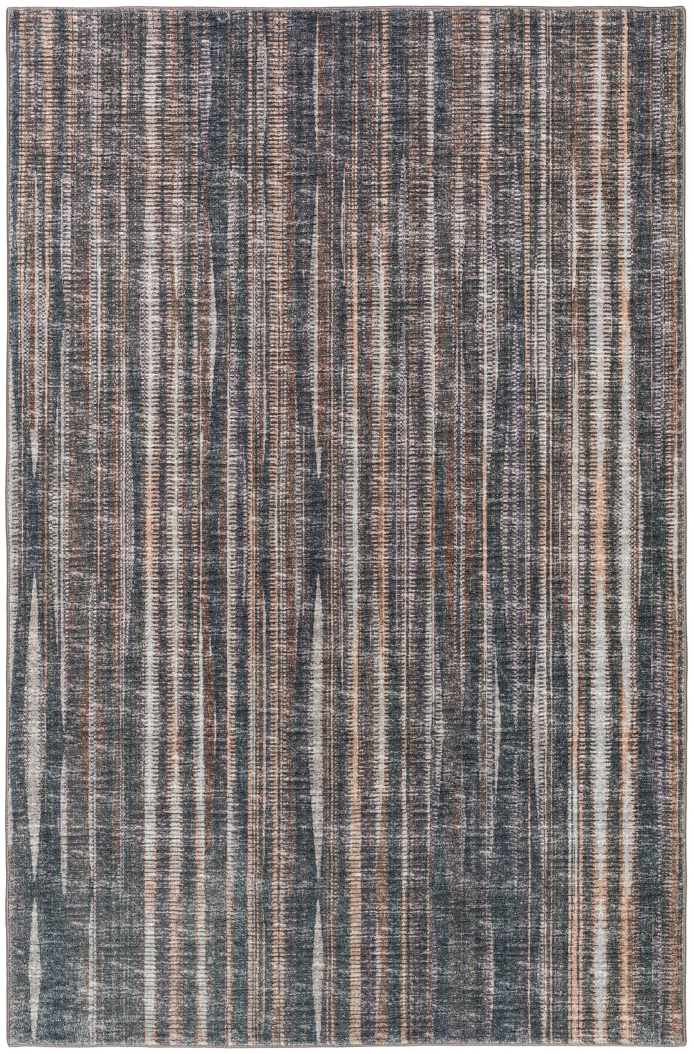 Homeroots 5' X 8' Brown Ombre Tufted Handmade Area Rug  Polyester 491745