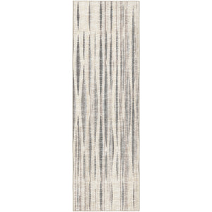 Homeroots 3' X 10' Ivory Ombre Tufted Runner Rug  Polyester 491753