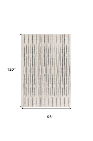 Homeroots 8' X 10' Ivory Ombre Tufted Handmade Area Rug  Polyester 491757