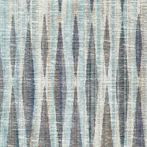Homeroots 3' X 10' Blue Ombre Tufted Runner Rug  Polyester 491764