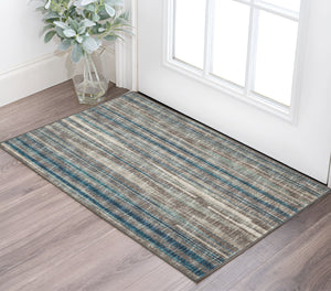 Homeroots 2' X 3' Brown Ombre Handmade Area Rug – Stylish Tufted Design For Cozy Home Décor & Warmth 2' X 3' Polyester 491773