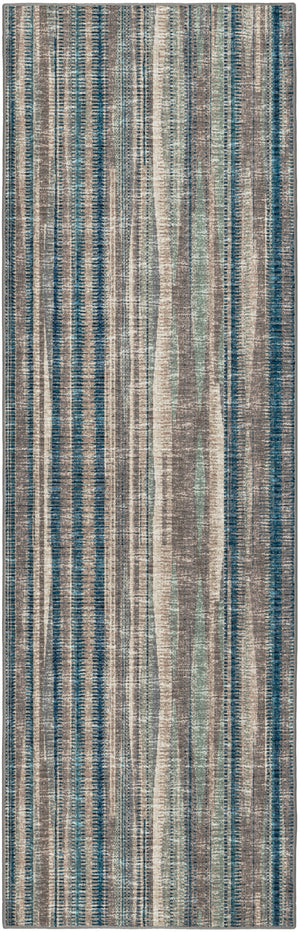 Homeroots 3' X 8' Brown Ombre Tufted Handmade Runner Rug  Polyester 491774