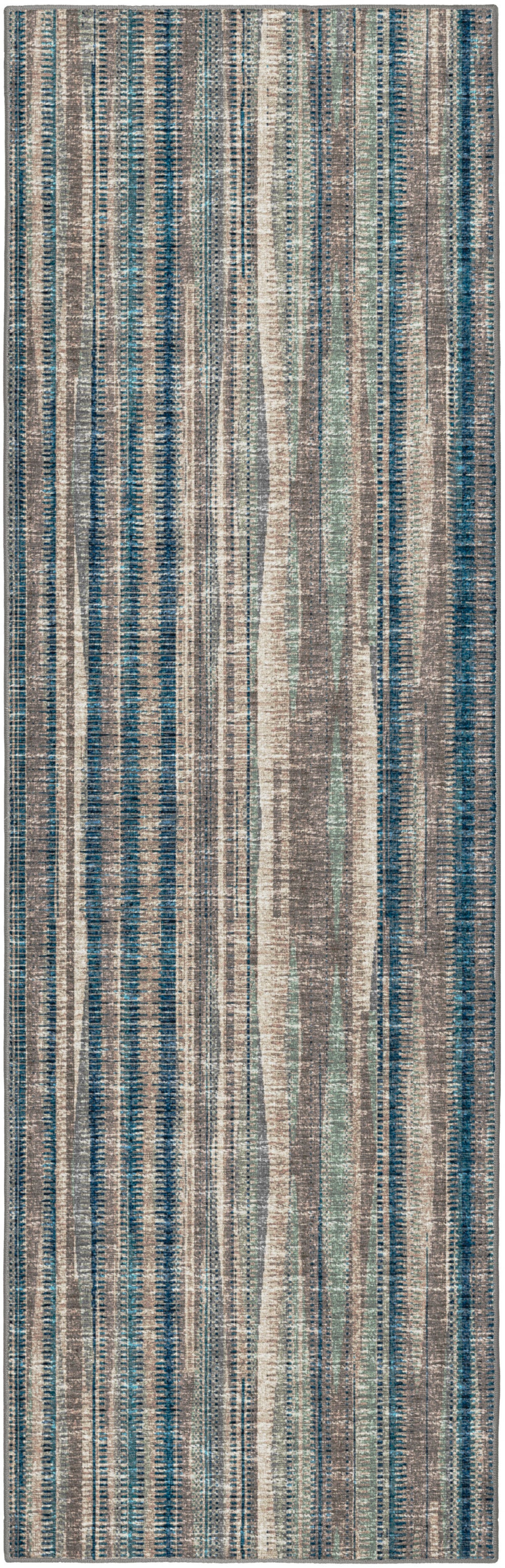 Homeroots 3' X 10' Brown Ombre Tufted Runner Rug  Polyester 491775