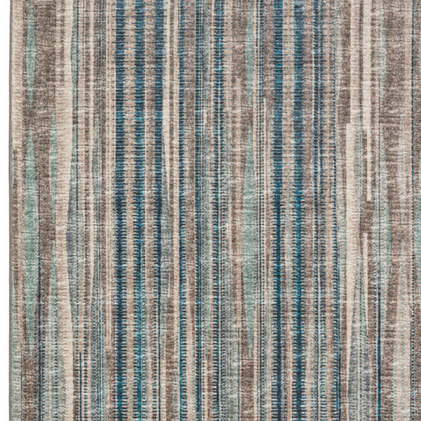 Homeroots 3' X 5' Brown Ombre Tufted Handmade Area Rug  Polyester 491776