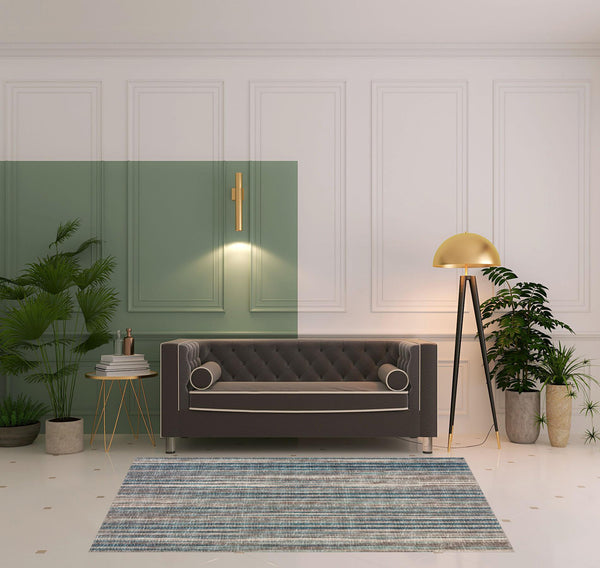 Homeroots 5' X 8' Brown Ombre Tufted Handmade Area Rug  Polyester 491778