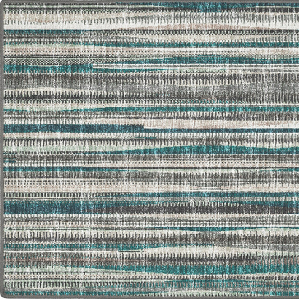 Homeroots 2' X 3' Blue Ombre Tufted Handmade Area Rug - Stylish Accent For Living Rooms, Bedrooms & More! 2' X 3' Polyester 491795