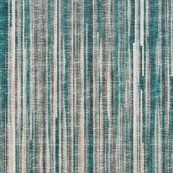 Homeroots 3' X 5' Blue Ombre Tufted Handmade Area Rug  Polyester 491798