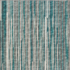 Homeroots 9' X 12' Blue Ombre Tufted Handmade Area Rug  Polyester 491803