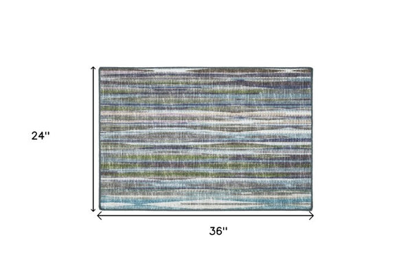 Homeroots 2' X 3' Purple Ombre Tufted Handmade Area Rug - Elevate Your Space With Stylish Elegance And Comfort 2' X 3' Polyester 491806