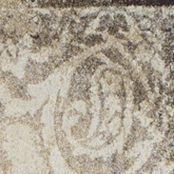 Homeroots 10' X 13' Brown Oriental Area Rug  Polypropylene 491906