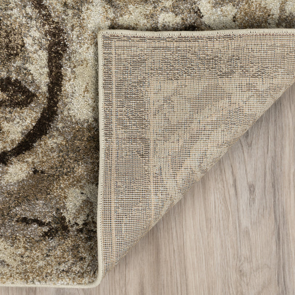 Homeroots 10' X 13' Brown Oriental Area Rug  Polypropylene 491906