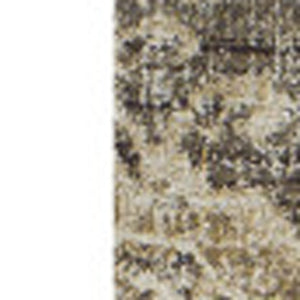 Homeroots 10' X 13' Beige And Brown Oriental Area Rug  Polypropylene 491914