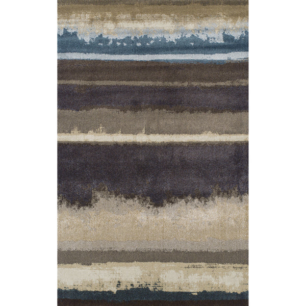 Homeroots 8' X 11' Beige And Brown Abstract Area Rug  Polypropylene 491921