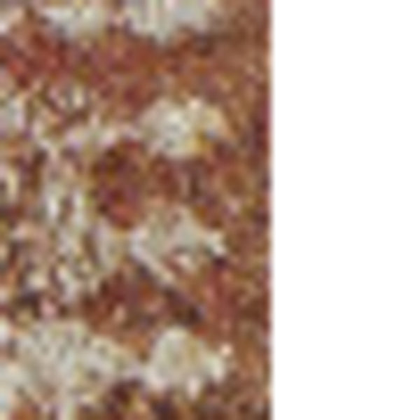 Homeroots 8' X 11' Red And Beige Oriental Area Rug  Polypropylene 491929