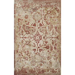Homeroots 10' X 13' Red And Beige Oriental Area Rug  Polypropylene 491930