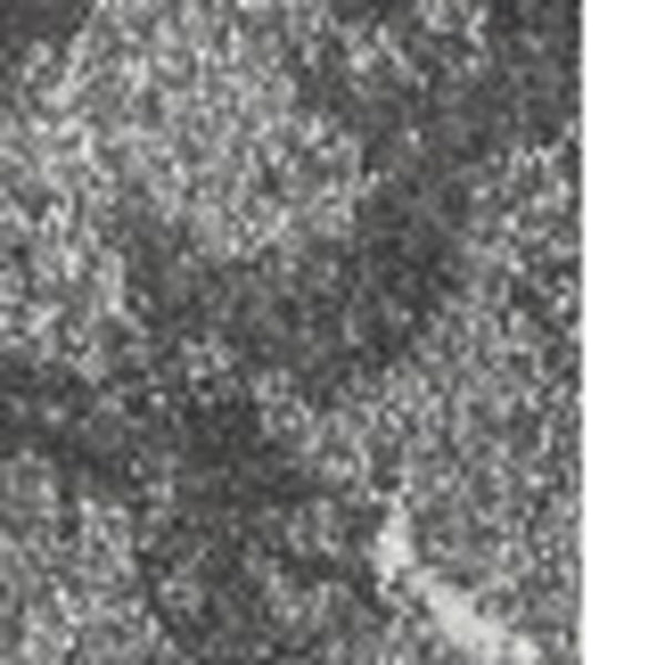 Homeroots 8' X 11' Gray And Ivory Oriental Distressed Area Rug  Polypropylene 491937