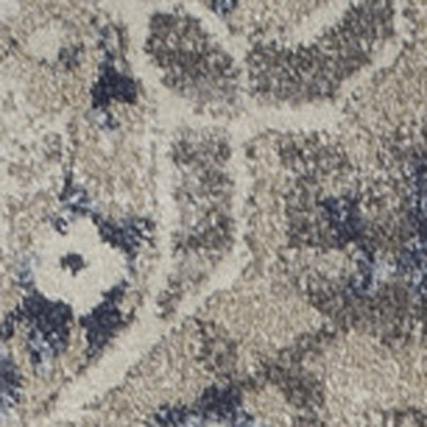 Homeroots 8' X 11' Ivory Oriental Distressed Area Rug  Polypropylene 491945