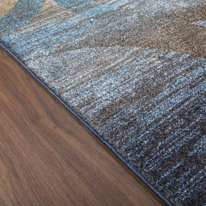 Homeroots 5' X 8' Brown And Beige Abstract Area Rug  Polypropylene 491952