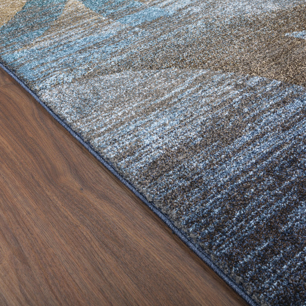 Homeroots 5' X 8' Brown And Beige Abstract Area Rug  Polypropylene 491952