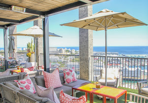 Homeroots 8' Ecru Polyester Square Market Patio Umbrella  Aluminum 491959