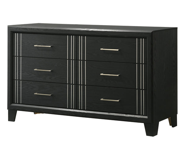 English Elm 1pc Contemporary Tall Chest with Faux Marble Top and Four Drawers for Elegant Bedroom Storage Charcoal 19.49 L x 61.22 W x 33.66 H B2741P330650