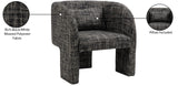 Sawyer Black Weaved Polyester Fabric Accent Chair 491Black Meridian Furniture