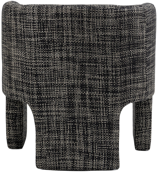 Sawyer Black Weaved Polyester Fabric Accent Chair 491Black Meridian Furniture