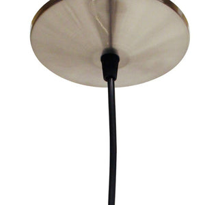 Brass Finished Two Light Metal Chandelier for Elegant Dining and Living Spaces