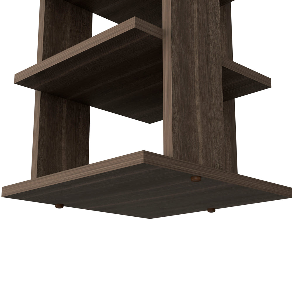 English Elm Odesto 48.7" Tall 8-Tier Vertical Shoe Rack Organizer for Small Spaces, Stackable, Easy Assembly Brown Gray 52.8 L x 17 W x 3.2 H B200P235869