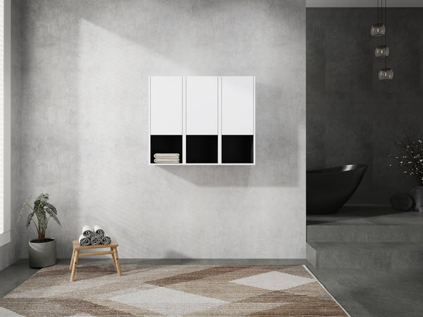 English Elm 12" Bathroom Side Cabinet - Wall-Mounted Storage Solution With Soft-Close Doors & Eco-Friendly Build W999S00281
