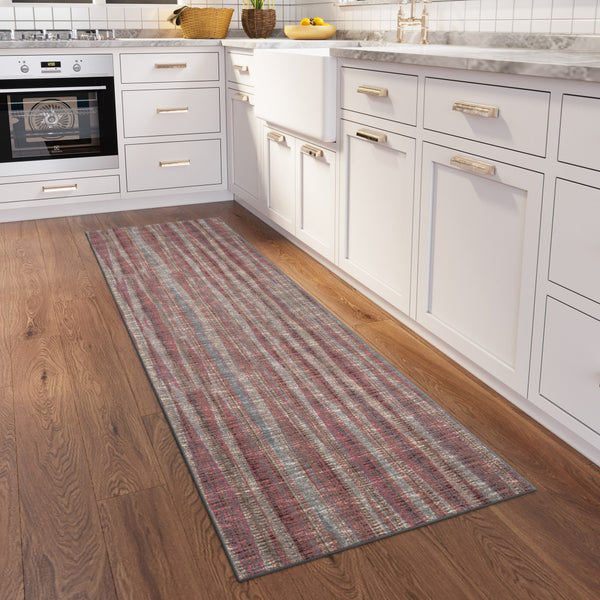 Homeroots 3' X 12' Pink Ombre Tufted Handmade Runner Rug  Polyester 493034