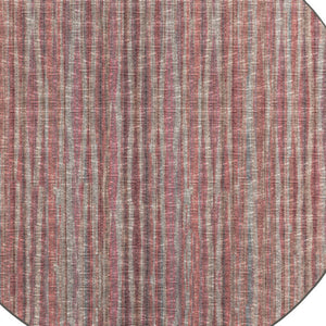 Homeroots 6' Pink Round Ombre Tufted Handmade Area Rug  Polyester 493035