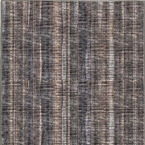 Homeroots 3' X 12' Brown Ombre Tufted Handmade Runner Rug  Polyester 493036