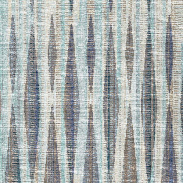 Homeroots 12' Blue And Ivory Ombre Hand Tufted Runner Rug  Polyester 493040