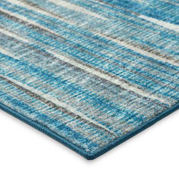 Homeroots 12' Blue And Ivory Ombre Hand Tufted Runner Rug  Polyester 493044