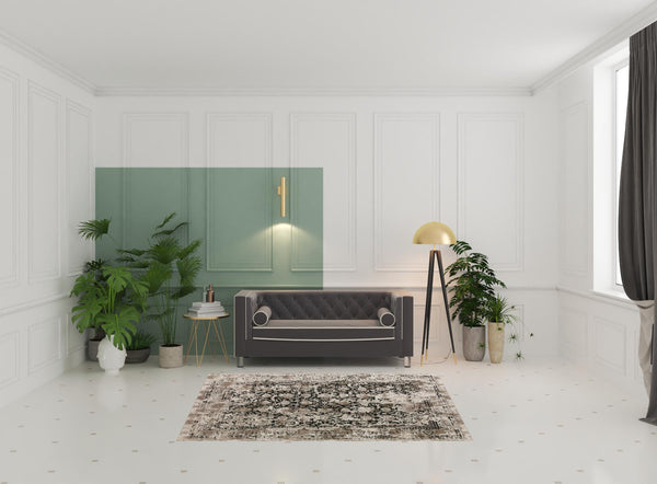 Homeroots 5' X 8' Black Oriental Area Rug With Fringe  Polyester 493101