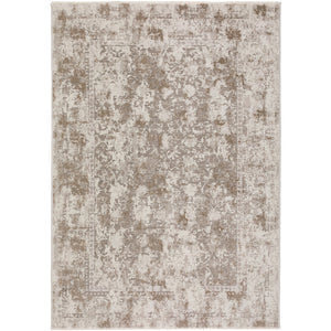 Homeroots 8' X 10' Brown Oriental Area Rug With Fringe  Polyester 493110